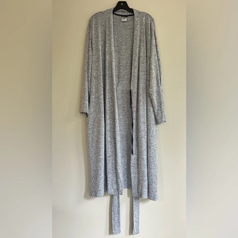 NATORI Terry Knit Belted Kimono Duster Robe Comfy Quiet Luxury Loungewear Sz XL - Picture 10 of 16